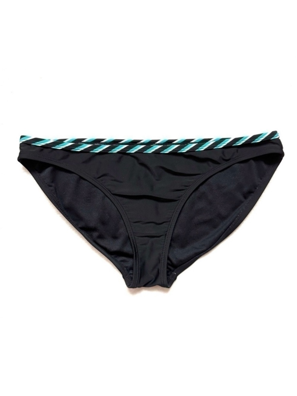 Black Full Coverage Bikini Bottom Size M